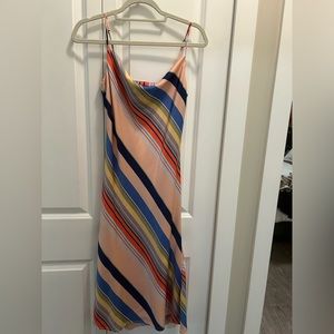 Striped slip dress - new with tags